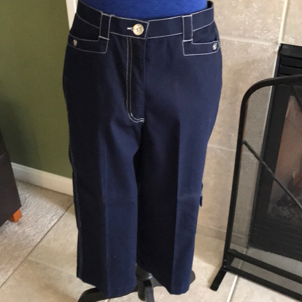 Blue Capris